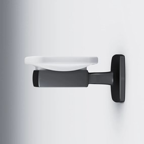 Miska na mydlo AM.PM Gem AGA34222 nástenná, sklo, čierna