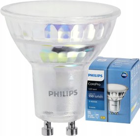 SADA 3x žiarovka Philips GU10 4,9W 550lm 112lm/W 6500K EyeComfort CorePro