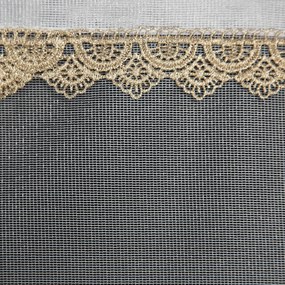 ZÁCLONA NA KRÚŽKOCH MERIL 300X250 CM BIELA