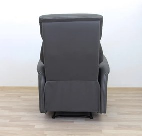 Relaxačné kreslo Komfy - sivá