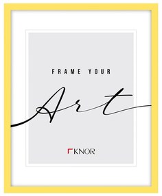 Žltý rámček na stenu 32x42 cm – knor