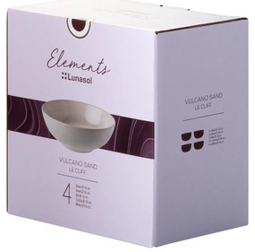 Set misiek 4 ks - Elements Vulcano Sand le cliff - 492767