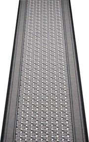 Kusový koberec GRENOBLE strieborná 67 x 250 cm