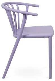 Plastová záhradná stolička v levanduľovej farbe Capri – Bonami Essentials