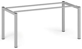 Stolová podnož SQUARE, 1600 x 800 x 725 mm, sivostrieborná