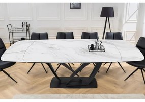 Rozkladací jedálenský stôl 45177 180/220/260 x 90cm White Ceramik  - Komfort-nábytok