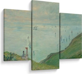 Obraz - Henri Fantin-Latour, Cliffs at Pourville, reprodukcia (90x60 cm)