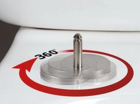 Aqualine DONA WC sedátko, Soft Close, biela FD121