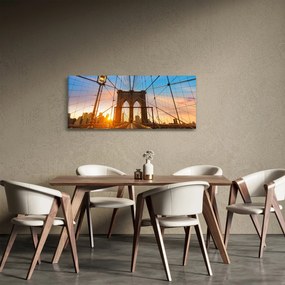 Obraz - Brooklynský most, Manhattan, New York (120x50 cm)