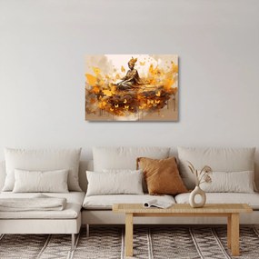 Sklenený obraz - Liečiteľka (70x50 cm)