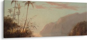 Obraz - Camille Pissarro, A creek in st. Thomas (Virgin Islands), reprodukcia (120x50 cm)