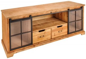 (3560) HERITAGE TV stolík z jedľového dreva 160 cm
