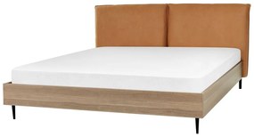 Manželská posteľ 180 cm Limza (hnedá). Vlastná spoľahlivá doprava až k Vám domov. 1080945