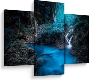 Obraz - Magická noc v tropickom lese (90x60 cm)