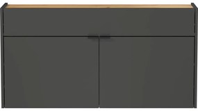 Antracitovosivá/v prírodnej farbe predsieňová zostava Ameca – Germania