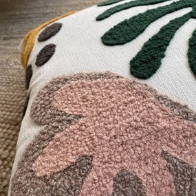 Obliečka na vankúš s prímesou ľanu Joynodes Lotus, 43 x 43 cm