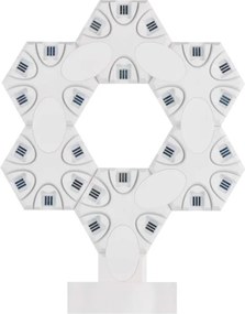 Stolová LED lampa GoSmart Hexagon 6 dielov viacfarebná/biela