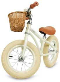 Balančný bicykel Kidwell Classy 12" s košíkom a zvončekom pre deti od 18 mesiacov