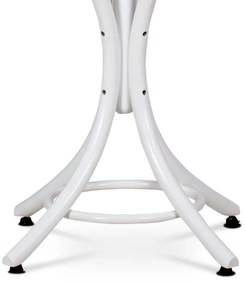 Autronic - Vešiak drevený stojanový, masív topoľ a breza, biely matný lak, výška 185 cm - F-2059 WT