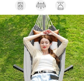 Hojdacia sieť 210 x 150 cm + stojan SONGMICS GHS001G01