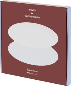 Taniere v súprave 2 ks z nehrdzavejúcej ocele v striebornej farbe ø 28 cm Roto – noo.ma