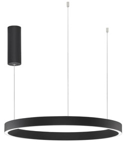 LED luster Elowen 60 čierne