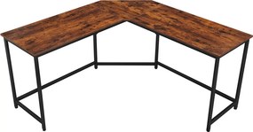 XXXLutz ROHOVÝ PÍSACÍ STÔL, hnedá, čierna, 149/149/75 cm Boxxx - Online Only kancelárie - 002543000106