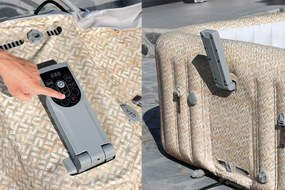 BESTWAY Lay-Z-Spa Rome EnergySense Smart AirJet Vírivka, 201 x 201 x 71 cm, 7 osôb 6001M