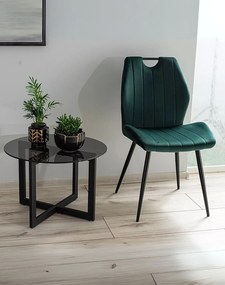 Kreslo Arco Velvet zelené