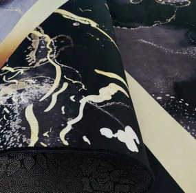 Koberec BLACK and GOLD N 12