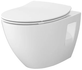 Cersanit Moduo, System50 MECH podomietkový rám + závesná wc misa Moduo Plus CleanOn + čierne tlačidlo MOVI II, S701-766