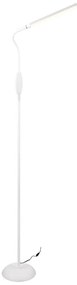 Biela LED stojacia lampa (výška 145 cm) Toro – Trio