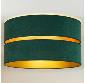 Duolla - Stropné svietidlo DUO 1xE27/40W/230V pr. 40 cm zelená/zlatá