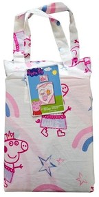 Obliečky do detskej postieľky Prasiatko Peppa - motív Pravá princezná - 100% bavlna - 40 x 60 cm + 100 x 135 cm