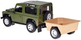 Auto na diaľkové ovládanie Rastar Land Rover Defender 1:14 so svetlami RC0712 Farba: čierna