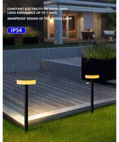 Immax NEO 07910L-LED RGB stmievateľné solárne LED svietidlo 1W/5V IP54 Tuya