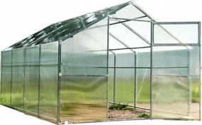 Skleník polykarbonát 3x4 m záhradný 20x40 mm domček z polykarbonátu 6 mm