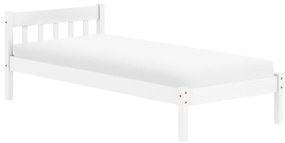 Jednolôžková posteľ 90x200 cm Malil (biela). Vlastná spoľahlivá doprava až k Vám domov. 1119523