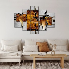 Obraz - Motívy Africkej kultúry (150x105 cm)