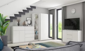 Šatníková skriňa Carlos 150/61 2D, biela, 150 cm