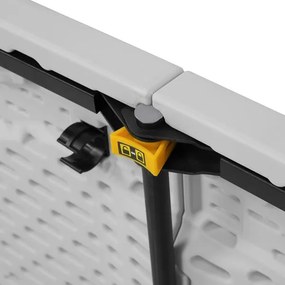 Skladací kempingový stôl NILS Camp NC1618 biely