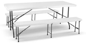 Bestent Skladací stôl + 2ks skladacia lavica