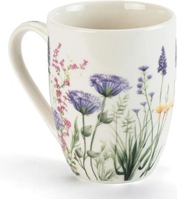 Sada porcelánových hrnčekov LEVANDUĽOVÁ ZÁHRADA v darčekovej krabičke 350 ml 2 ks