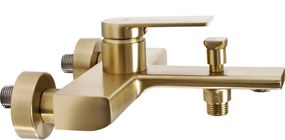 Rea Verso, vaňová batéria s ručnou sprchovou súpravou, zlatá matná, REA-B6565