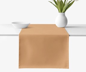 Goldea behúň na stôl 100% bavlnené plátno - hnedý 50x140 cm