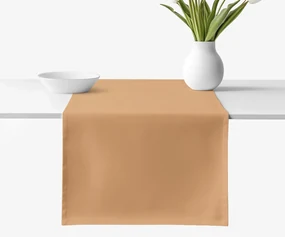Goldea behúň na stôl 100% bavlnené plátno - jesenný hnedý 50x160 cm