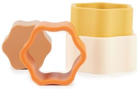 Bieco - Silikónová stohovacia kvetina - Chocolate Bliss