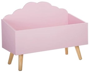 Ružový box na hračky CLOUD