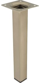 Štvorcová nábytková noha 20 cm inox