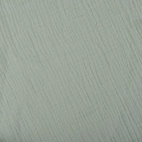 Zelená mušelínová detská osuška s kapucňou 75x75 cm – Bébé Douceur